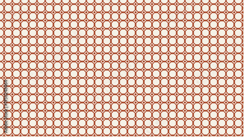 background geometric pattern seamless vector design with brown red circles diamonds repeating lattice texture for wallpaper fabric textile packaging wrapping paper modern abstract decorative tile