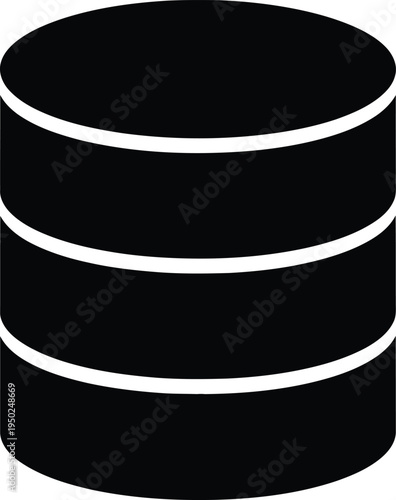 Database icon vector illustration design template simple