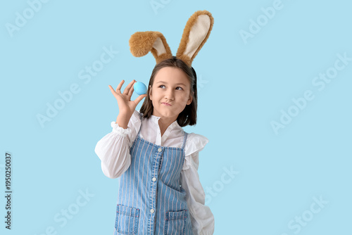 Thoughtful little girl in E...