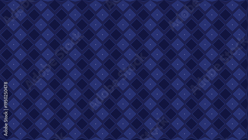 Abstract blue geometric pattern background with diamond shapes and dots for modern digital technology business presentation design wallpaper graphic creative professional corporate backdrop