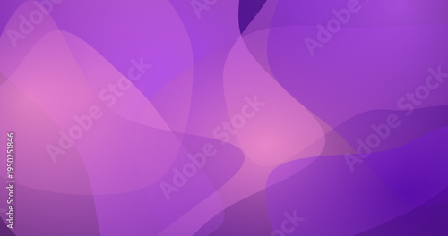 Abstract flowing translucent shapes soft purple and pink gradient background