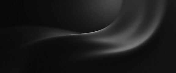 The black background with fine folds in the image creates the illusion of fabric falling or blowing dynamically in the wind.