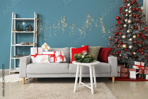 Stylish interior of modern ...