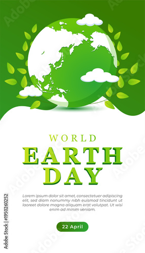 World Earth Day Celebration Banner