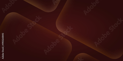 Abstract dark brown gradient background with glowing rounded shapes for professional corporate design