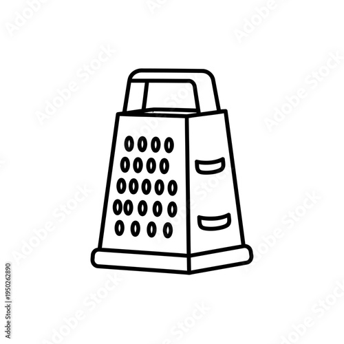 Kitchen grater for food preparation and cooking, cooking tool for grating