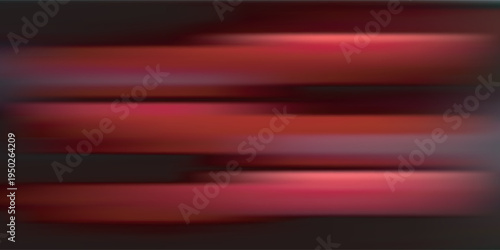 Abstract Red and Black Horizontal Stripes Background.