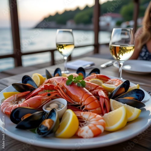 Seafood platter