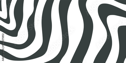 Abstract Zebra Stripe Pattern Background.