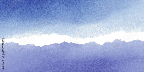 A bright blue sky background with white clouds creates a beautiful summer nature landscape and a serene abstract texture of heaven on a clear day