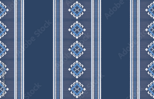 seamless geometric ethnic pattern in Native American and Southwestern style. Earth tone tribal textile design for background, curtain, carpet, wallpaper, clothing, wrapping, and Batik.