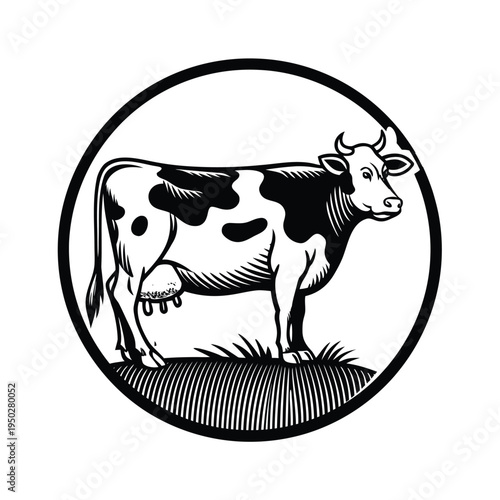 cow icon vector illustration