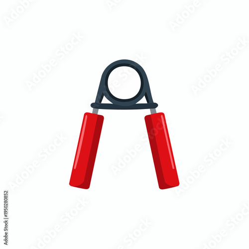 Red and Black Hand Gripper for Strength Training