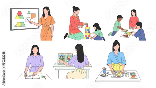 Playful Learning: capturing children in a variety of educational activities and experiences, with a focus on their learning