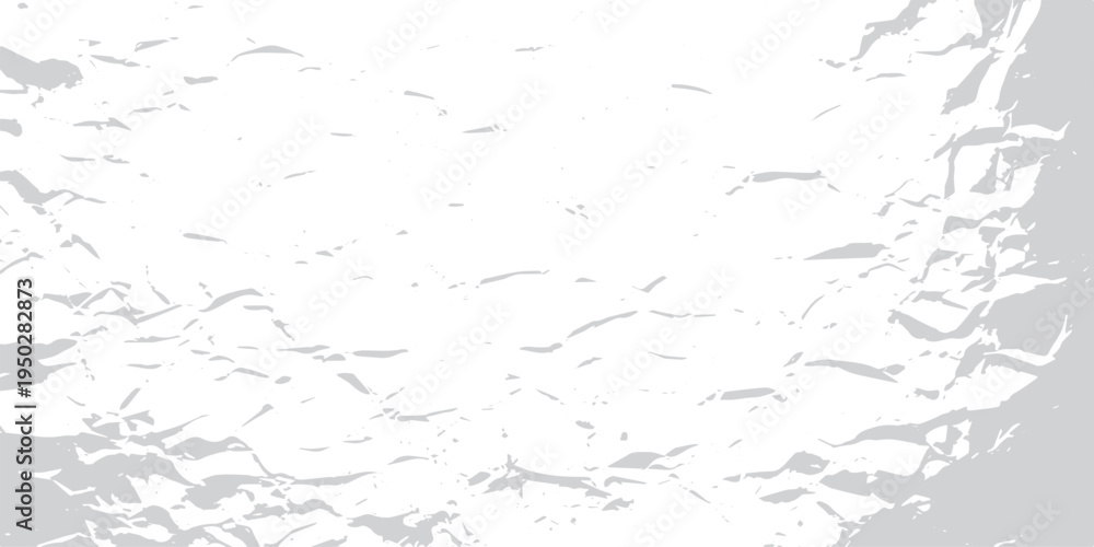 Fototapeta premium White crumpled paper texture background, abstract wrinkled surface for design, copy space