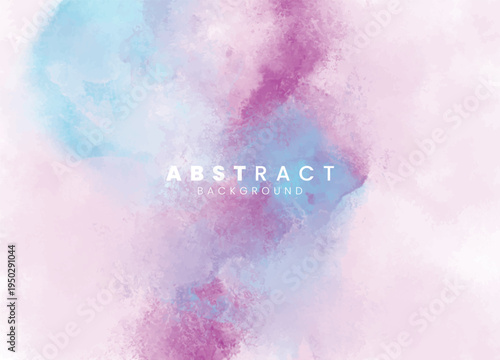 Abstract art with watercolor effect