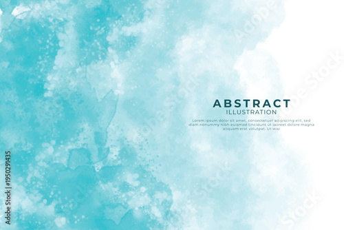 Abstract watercolor background with text overlay
