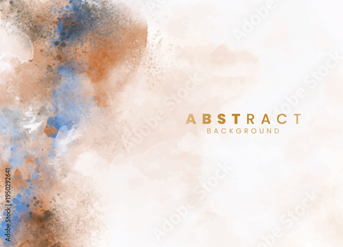 Abstract art piece with text overlay