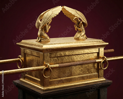 Ark of the Covenant: a sacred symbol of the Old Testament in biblical tradition.