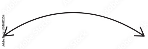 Thin long straight double arrow. Vector illustration. Double arrow icon set . two side arrows icon vector. Dual semi circle arrow. EPS10