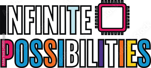 Infinite Possibilities Growth Typography Art