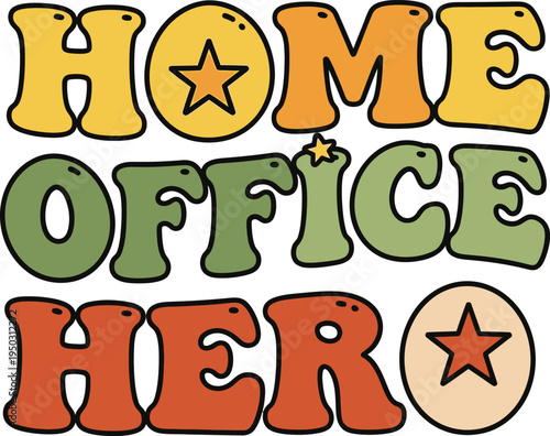 Home Office Hero Remote Work Typography