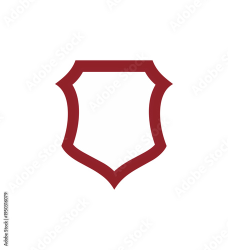 Shield icon emblem symbol protection concept design vector illustration