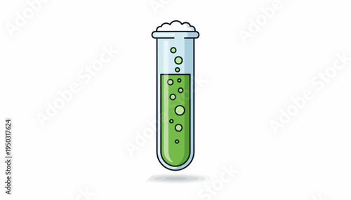 vector illustration of a tube