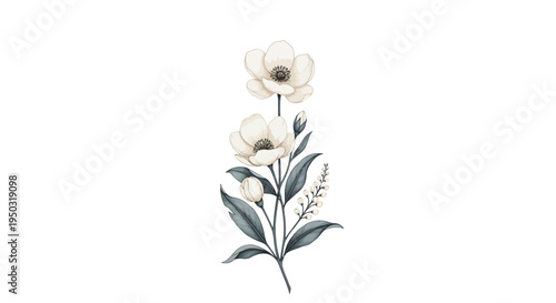 bouquet of white flowers