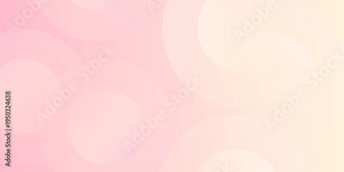 Minimalist banner background, pastel colorful, pink and yellow gradations.