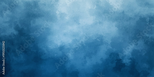 Mysterious blue cloudscape creates dramatic visual and artistic sky and ethereal ambiance and celestial depth and textured background and evocative atmosphere and abstract element