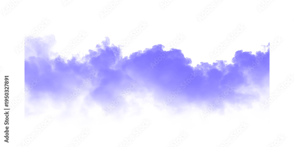 Obraz premium Ethereal purple smoke on black background with wispy violet mist clouds for cinematic atmospheric abstract design effect