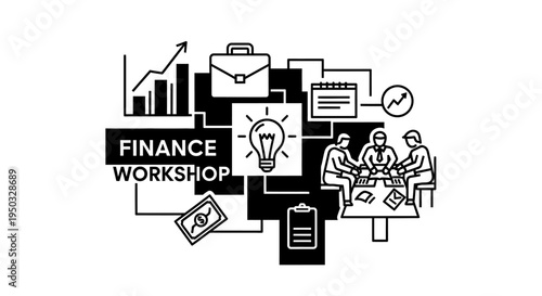 A clear and simple illustration created from a short sentence and descriptive tags