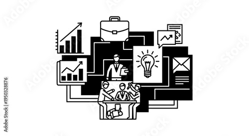 A clear and simple illustration created from a short sentence and descriptive tags