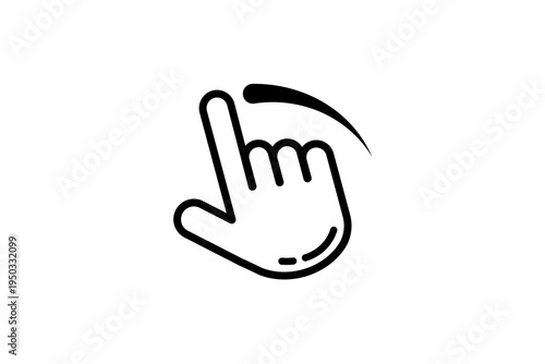 Finger Tap Gesture Hand Click Touchscreen Icon