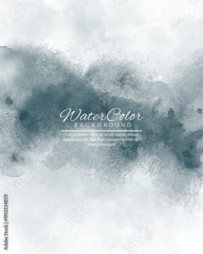 Winter scene with snowy landscape and faint text overlay