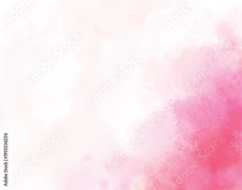 Soft pink watercolor background with white space