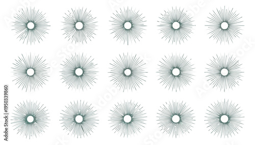 Abstract light burst pattern on black background