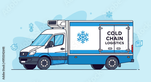 Refrigerated Truck for Cold Chain Logistics and Frozen Food Delivery