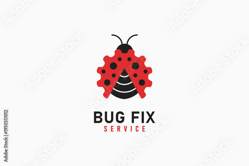 Bug fix logo symbol icon design
