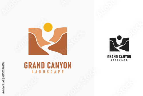 Canyon logo symbol icon design