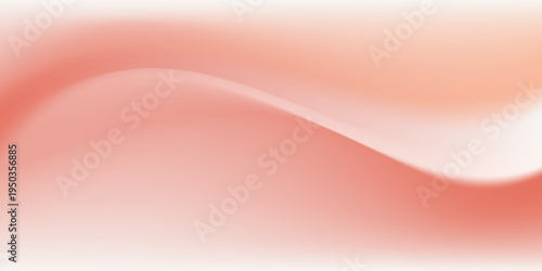 Abstract red and creamy peach pink and beige gradient background. Neutral pastel backdrop. Vector ombre pale design illustration.