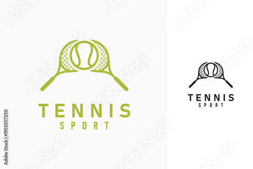 Tennis logo symbol icon design