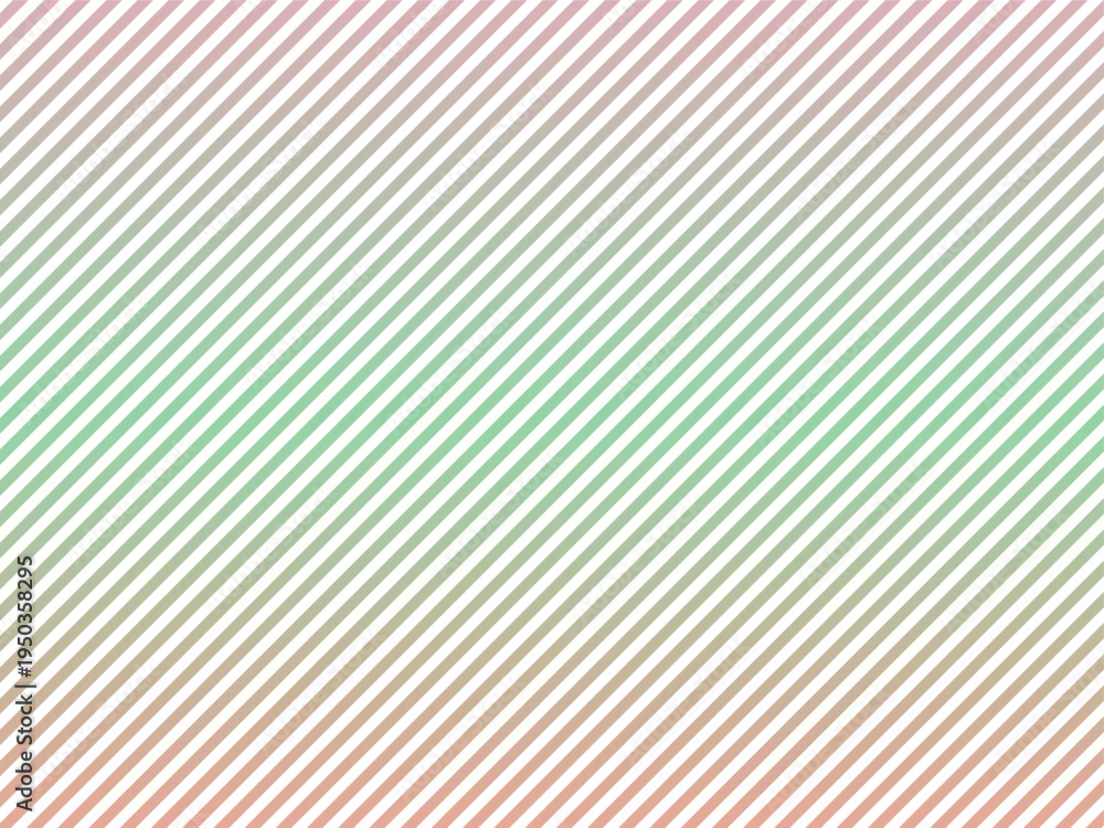 Obraz premium Diagonal Stripes Gradient Pattern with Soft Color Transition Isolated on white background