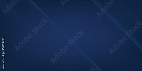 Abstract blue background with diagonal lines. Dynamic shapes composition. Vector illustration