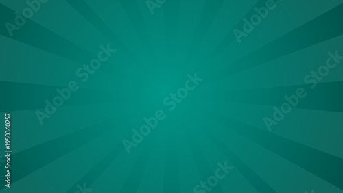 Dynamic Teal Green Sunburst Pattern Background with Concentric Radial Lines and Soft Gradient for Creative Designs