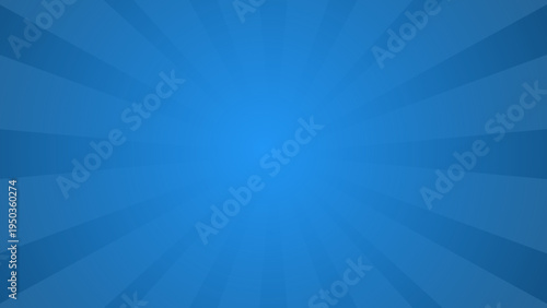 Radiant blue background with sunburst effect, abstract graphic design for creative projects