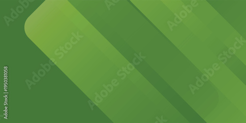 Abstract background with vibrant green diagonal rounded lines and gradients eps10