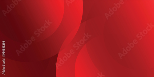 Abstract background with deep red and vibrant red layered geometric circles eps10