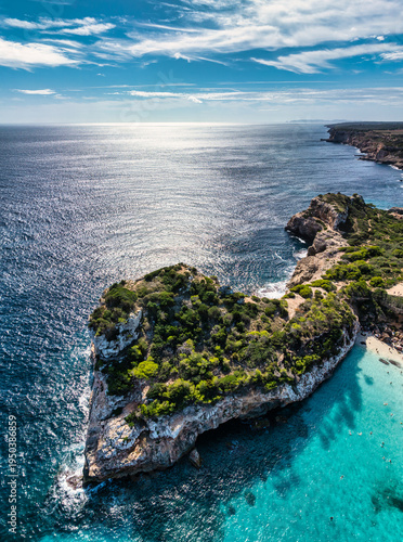 Summer coastal landscape of Mallorca, vacation in Spain
